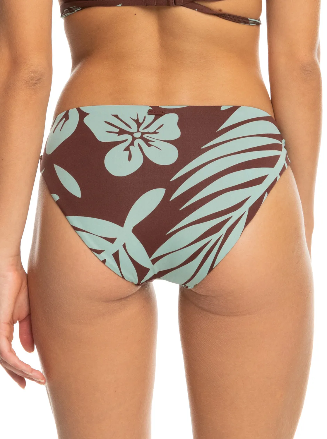Palm Cruz Hipster Bikini Bottoms - Bitter Chocolate Palmeria sold by Roxy product image thumbnail 4