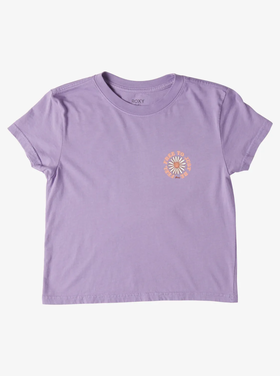 Girls 4-16 Feel Free Boyfriend T-Shirt - Crocus Petal sold by Roxy