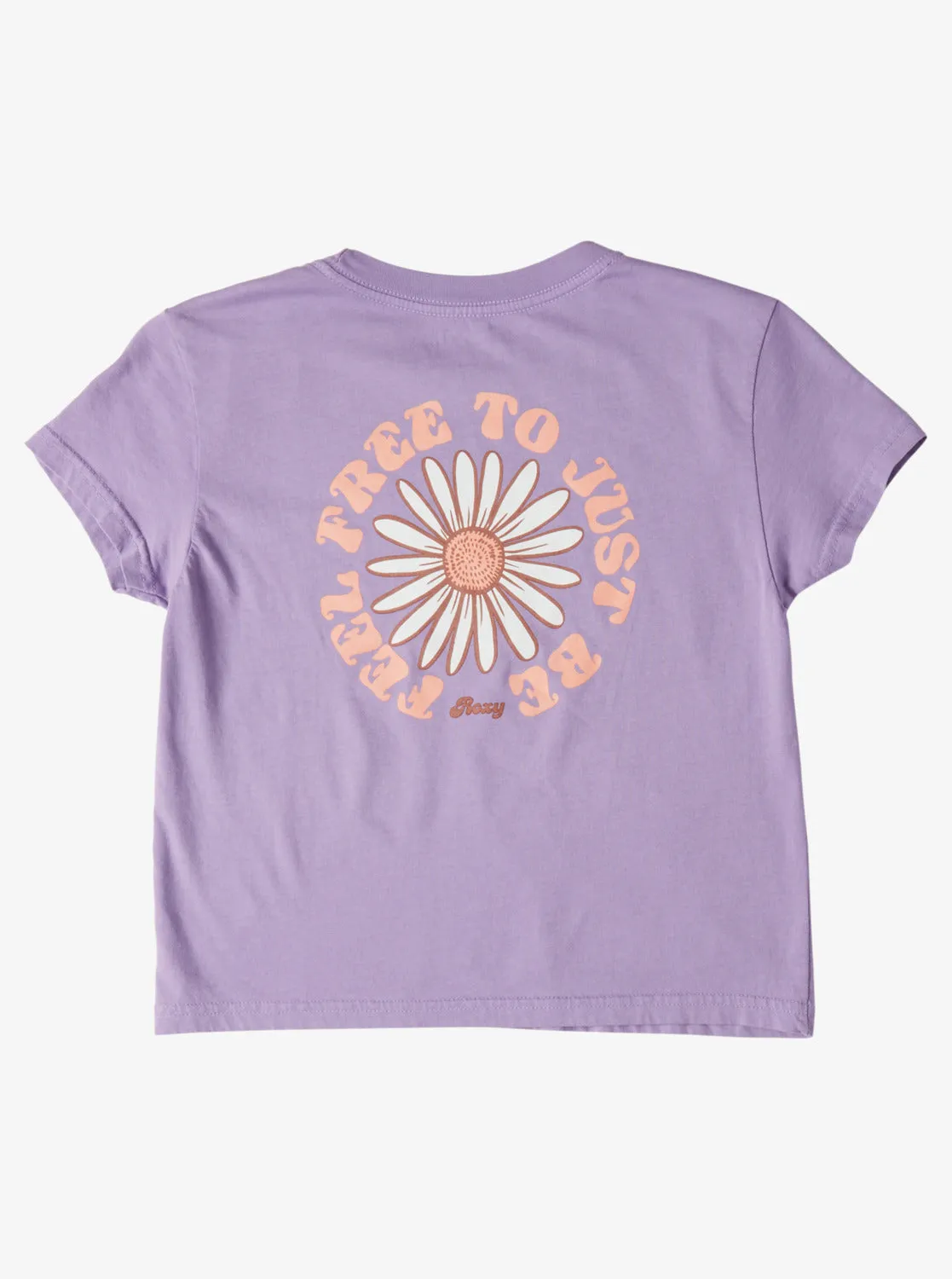 Girls 4-16 Feel Free Boyfriend T-Shirt - Crocus Petal sold by Roxy product image thumbnail 2