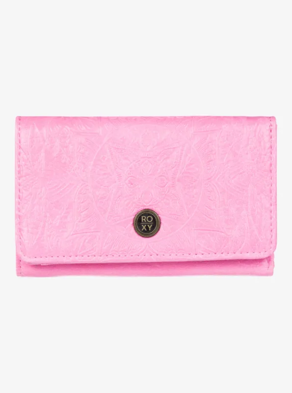 Crazy Diamond Tri-Fold Wallet - Sachet Pink sold by Roxy