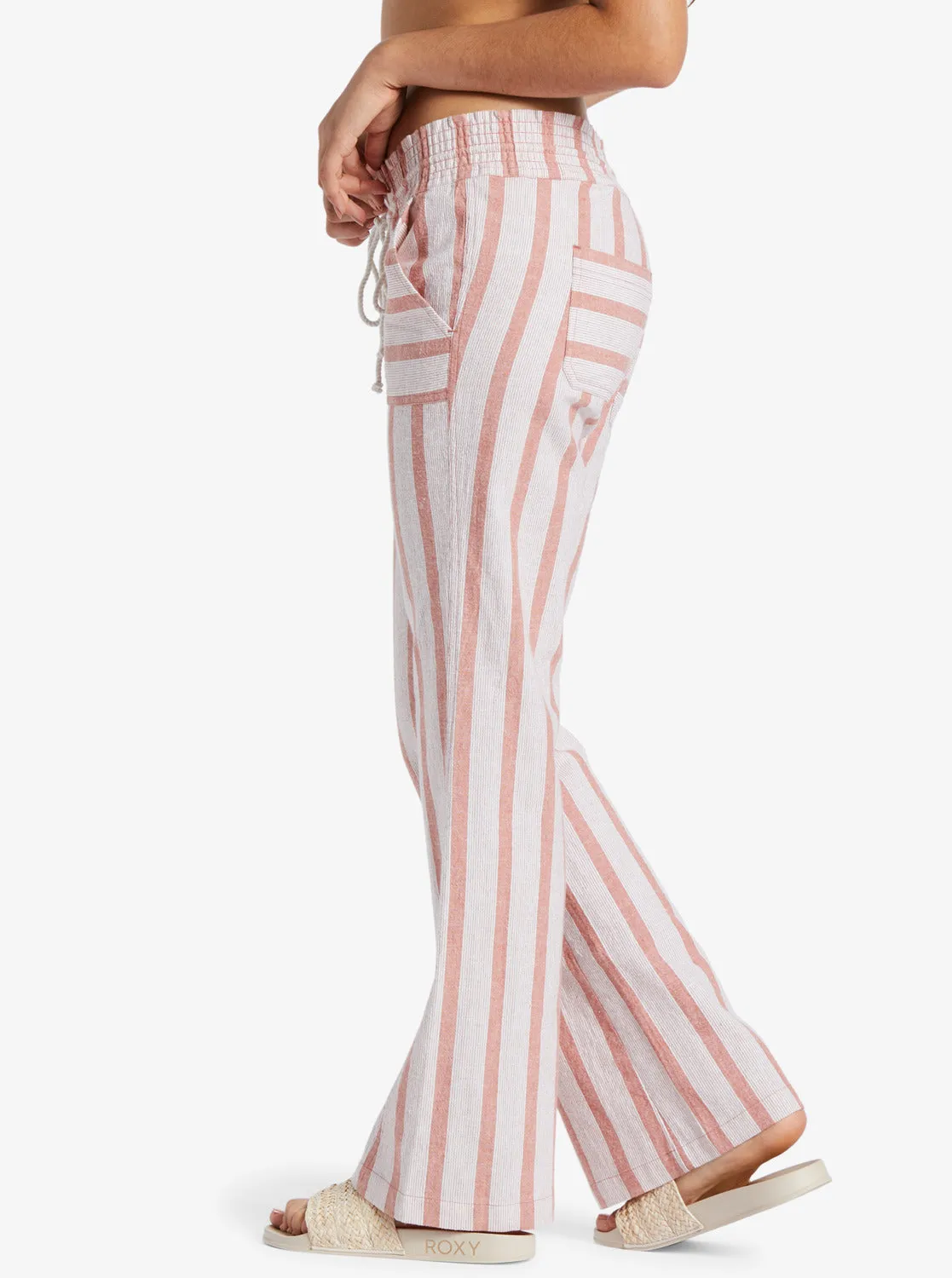 Oceanside Flared Pants - Cedar Wood Bonzer Bico Stripe sold by Roxy product image thumbnail 2