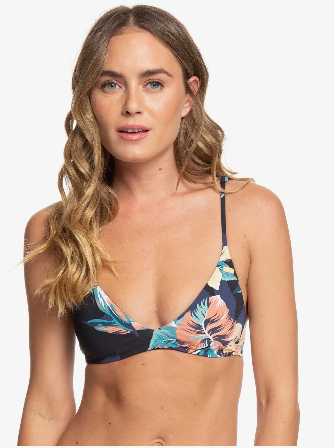 Printed Beach Classics Fixed Triangle Bikini Top - Anthracite Tropicoco S sold by Roxy product image thumbnail 2