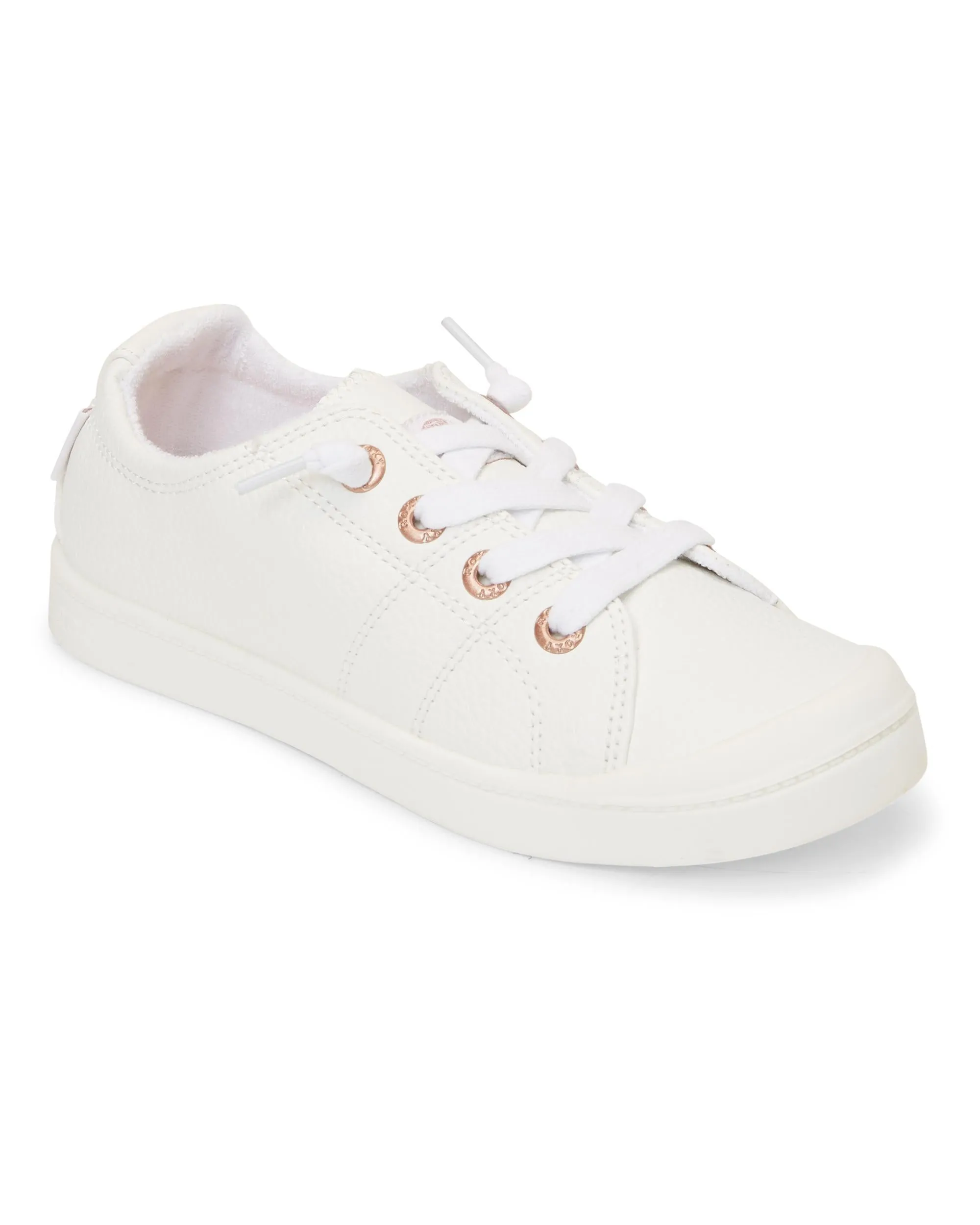 Girls Bayshore Plus LX Shoes - White/White sold by Roxy