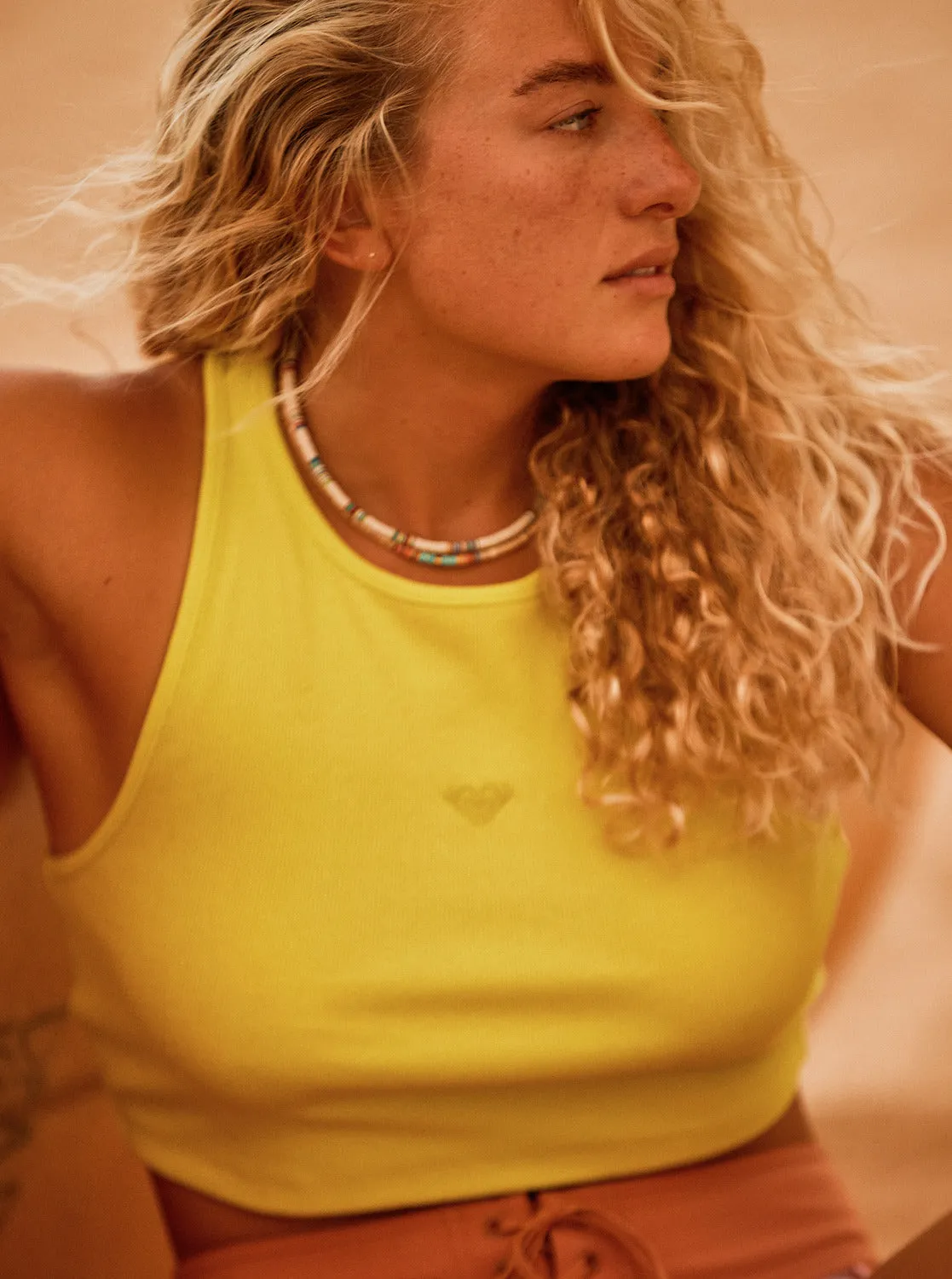 Surf.Kind.Kate. Tank Top - Yellow Plum sold by Roxy