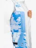 Roxy Jetty Block Technical Snow Jacket - Azure Blue Clouds sold by Roxy