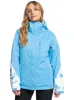 Roxy Jetty Block Technical Snow Jacket - Azure Blue Clouds sold by Roxy