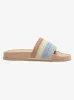 Slippy Crochet Sandals - Light Blue/Brown sold by Roxy