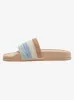 Slippy Crochet Sandals - Light Blue/Brown sold by Roxy