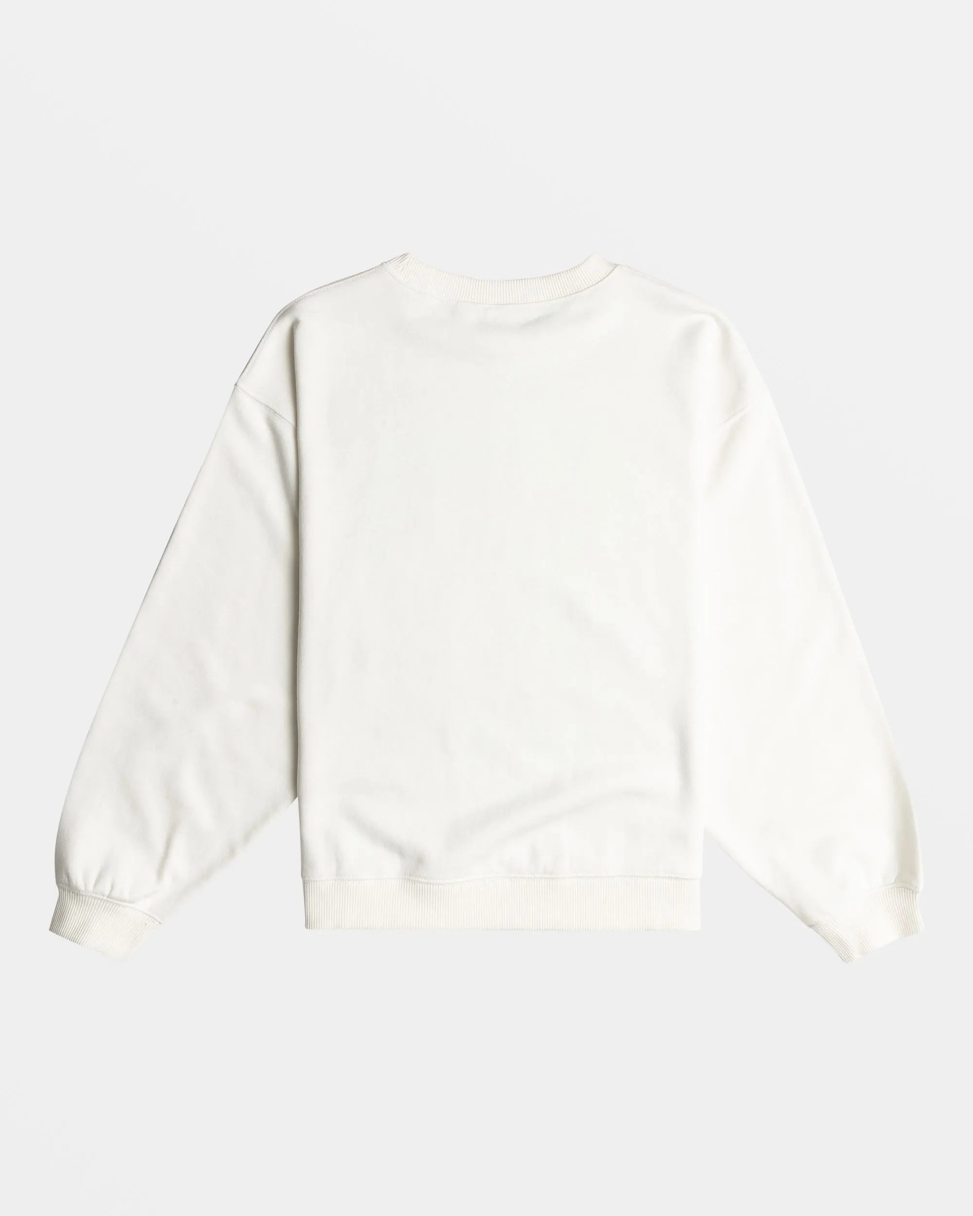 Girls 4-16 Lineup Oversized Crew Neck Sweatshirt - Snow White sold by Roxy product image thumbnail 2