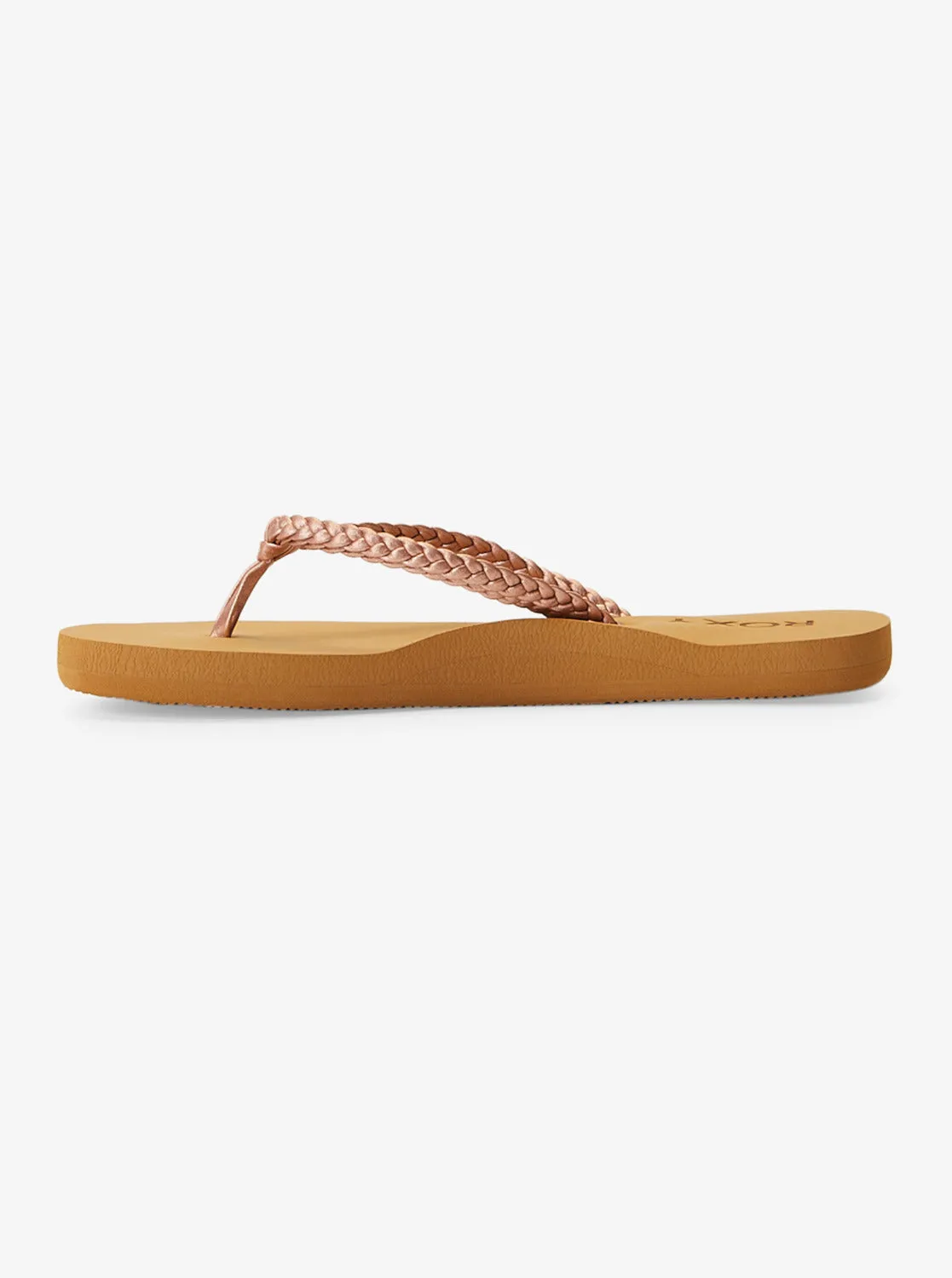 Girls 4-16 Costas Flip-Flops - Rose Gold sold by Roxy product image thumbnail 3