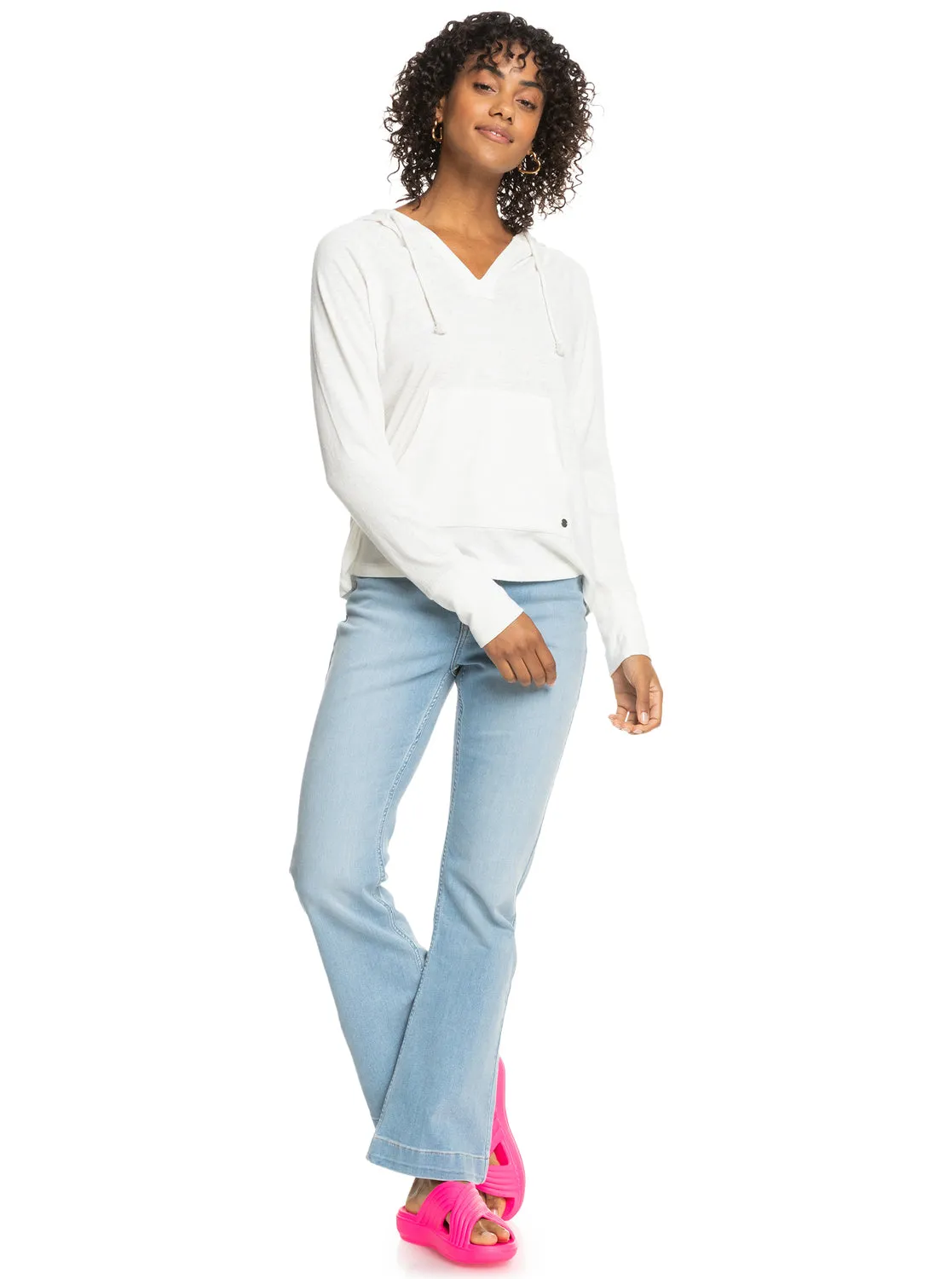 Destination Surf Hoodie - Snow White sold by Roxy product image thumbnail 5