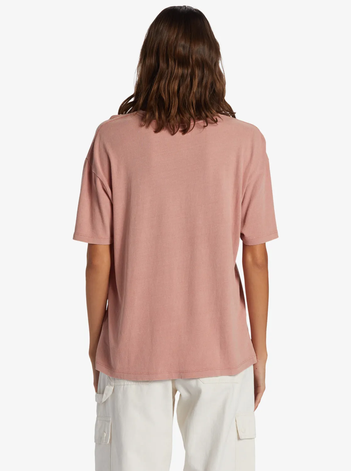 Get Lost In The Moment Oversized Boyfriend T-Shirt - Ash Rose sold by Roxy product image thumbnail 5