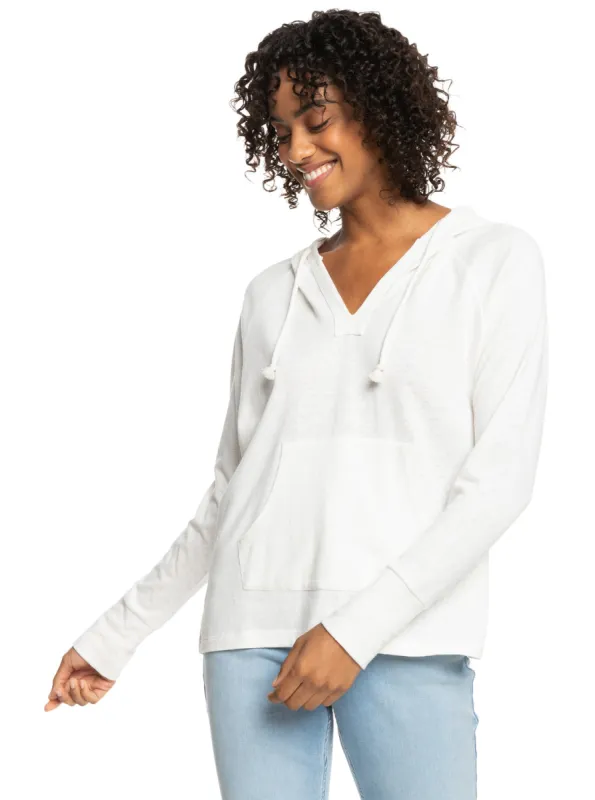 Destination Surf Hoodie - Snow White sold by Roxy