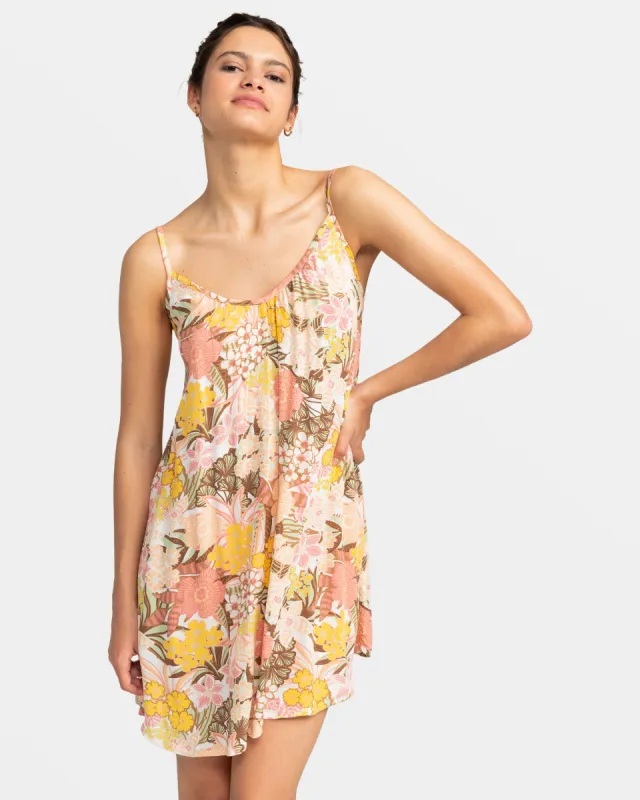 Spring Adventure Cover-Up Beach Dress - White Viva La Vida sold by Roxy