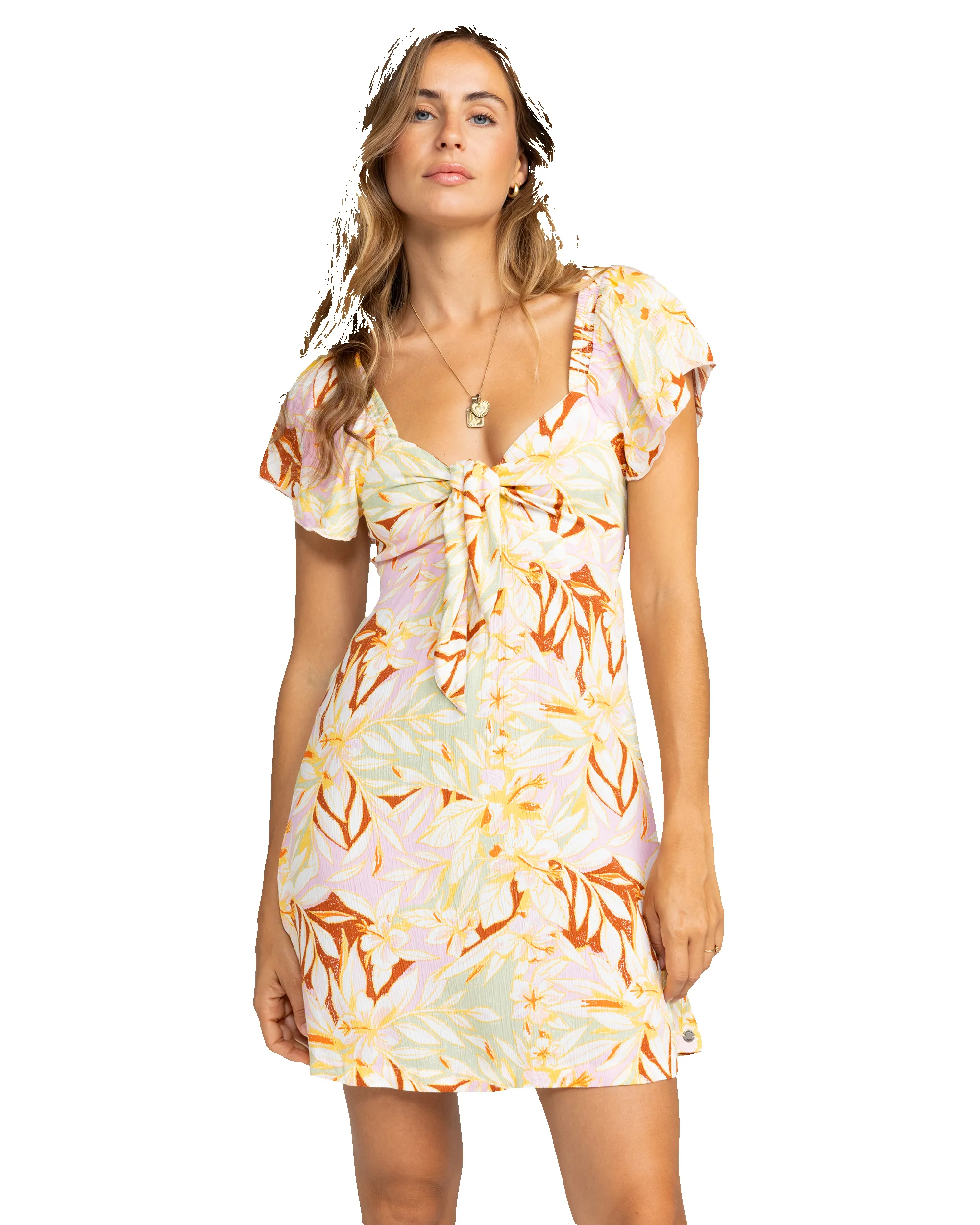 Oceanview Mini Dress - Quiet Green Coast 2 Coast sold by Roxy product image thumbnail 4
