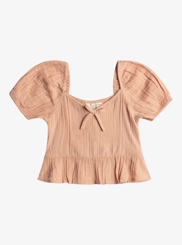 Girls 4-16 Angels Like You Top - Cafe Creme sold by Roxy