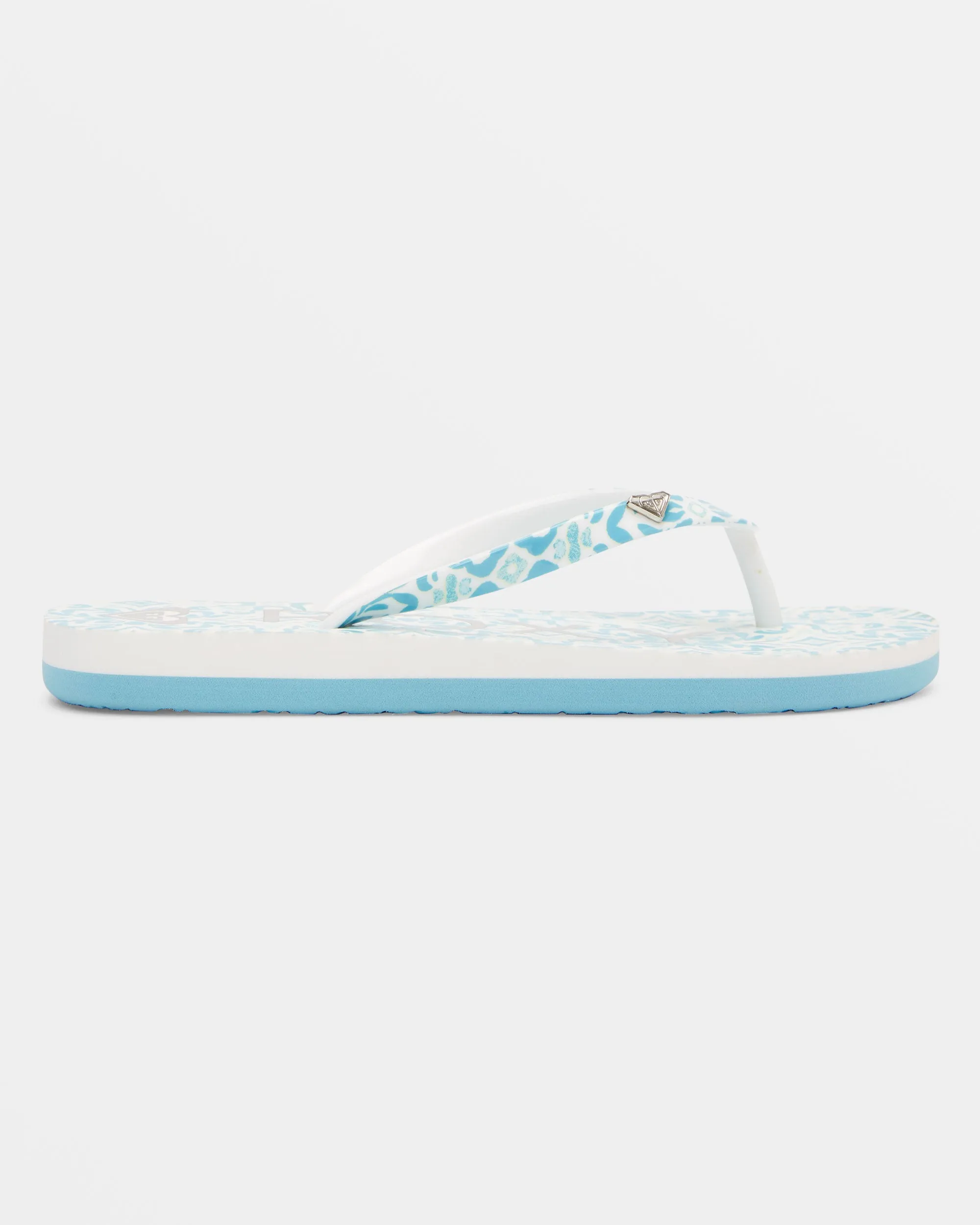Girls 4-16 Pebbles Sandals - Blue/White Print sold by Roxy product image thumbnail 2