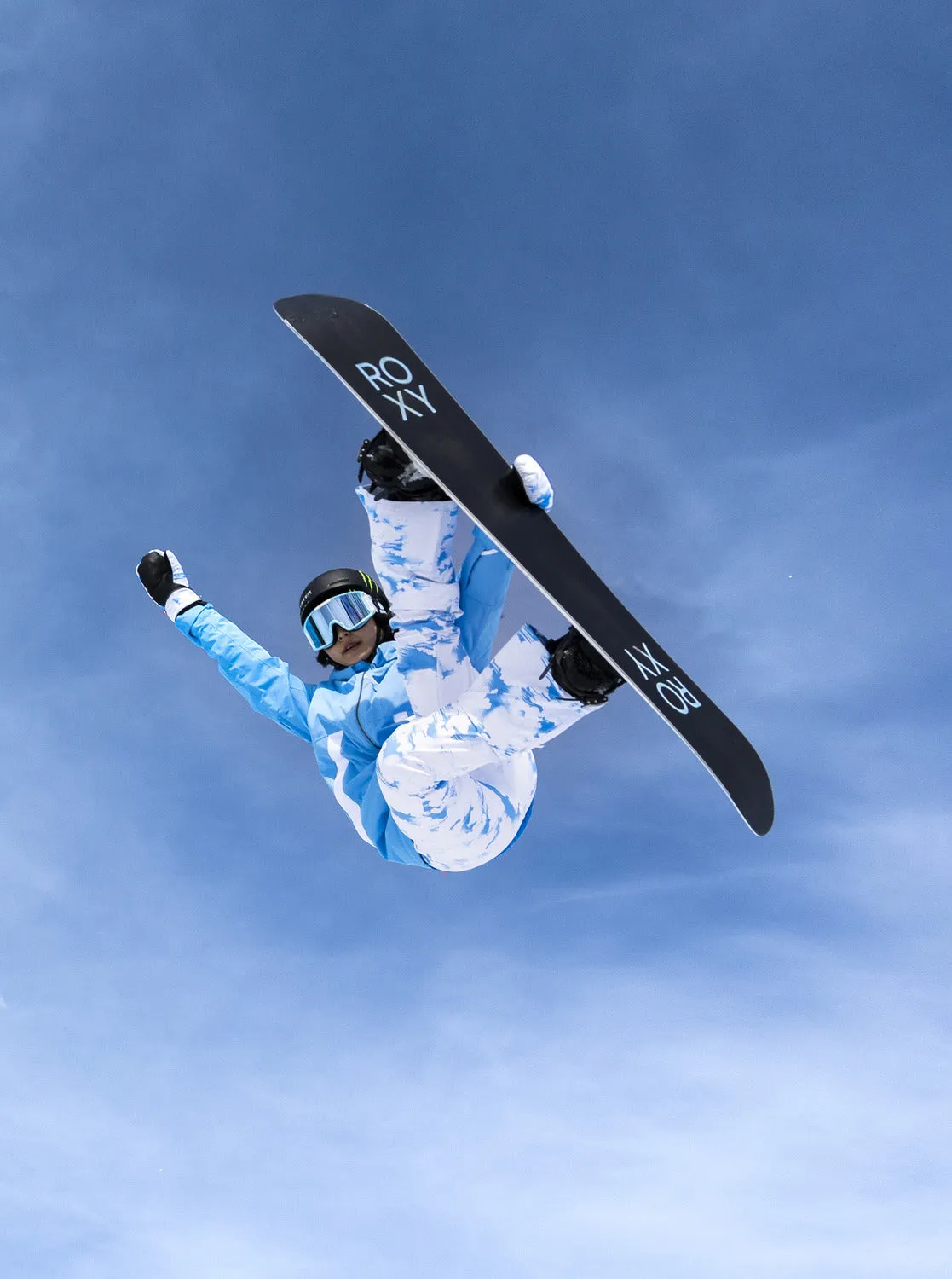 Chloe Kim Technical Snow Pants - Azure Blue Clouds sold by Roxy product image thumbnail 4