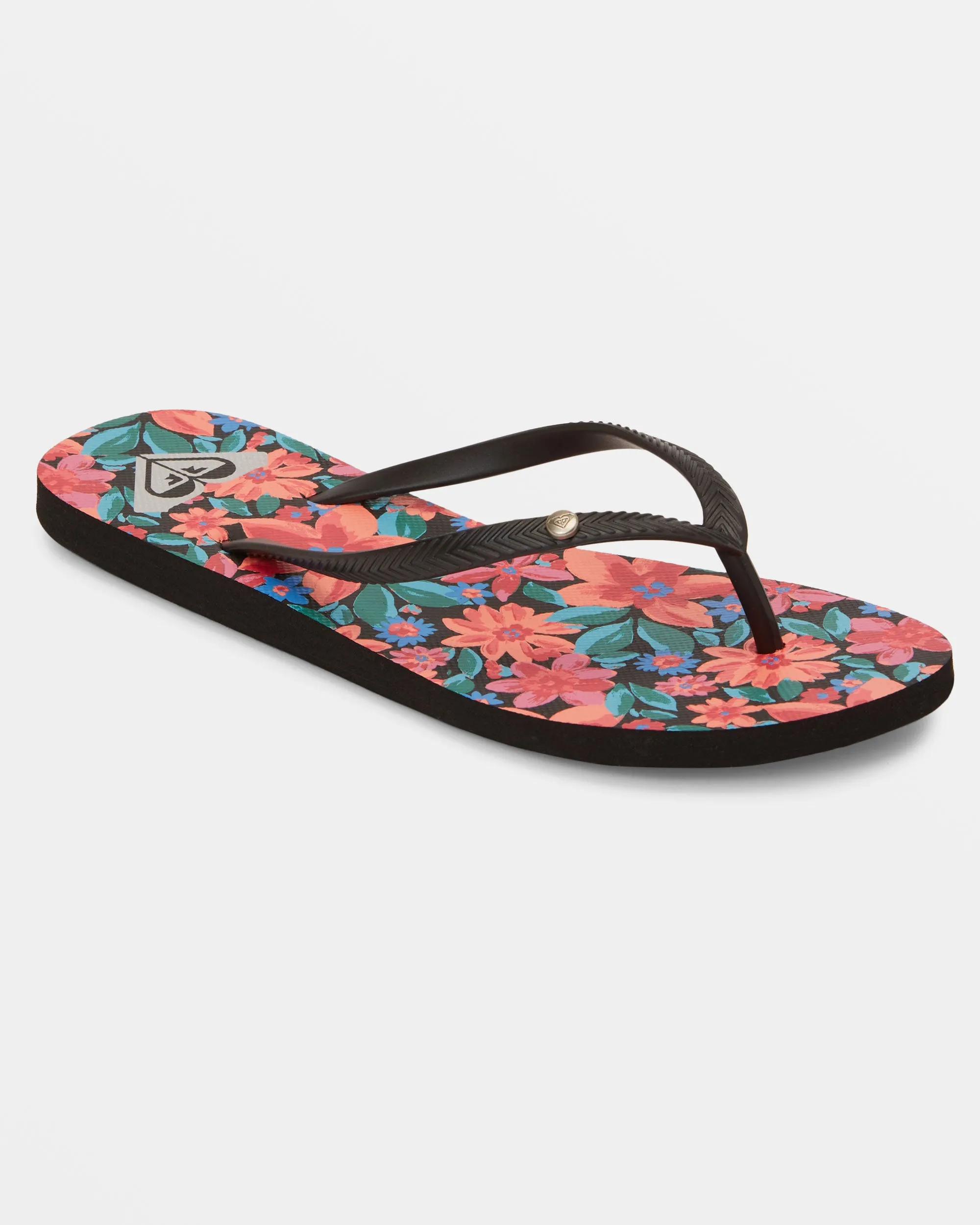 Bermuda Sandals - Black/Cactus Flower sold by Roxy