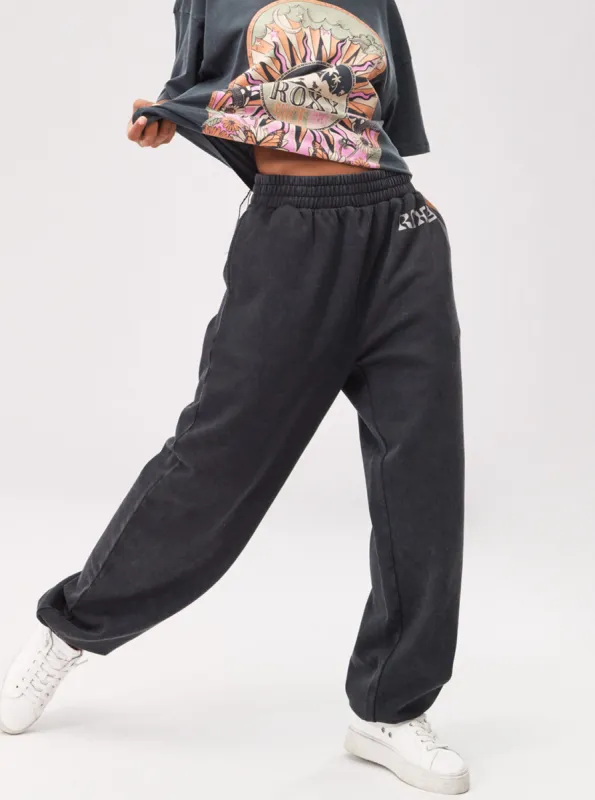 Day Off Fleece Track Pants - Anthracite sold by Roxy