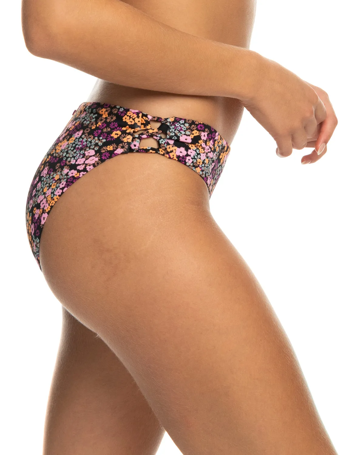 Printed Beach Classics Hipster Bikini Bottom - Anthracite Floral Daze sold by Roxy product image thumbnail 2