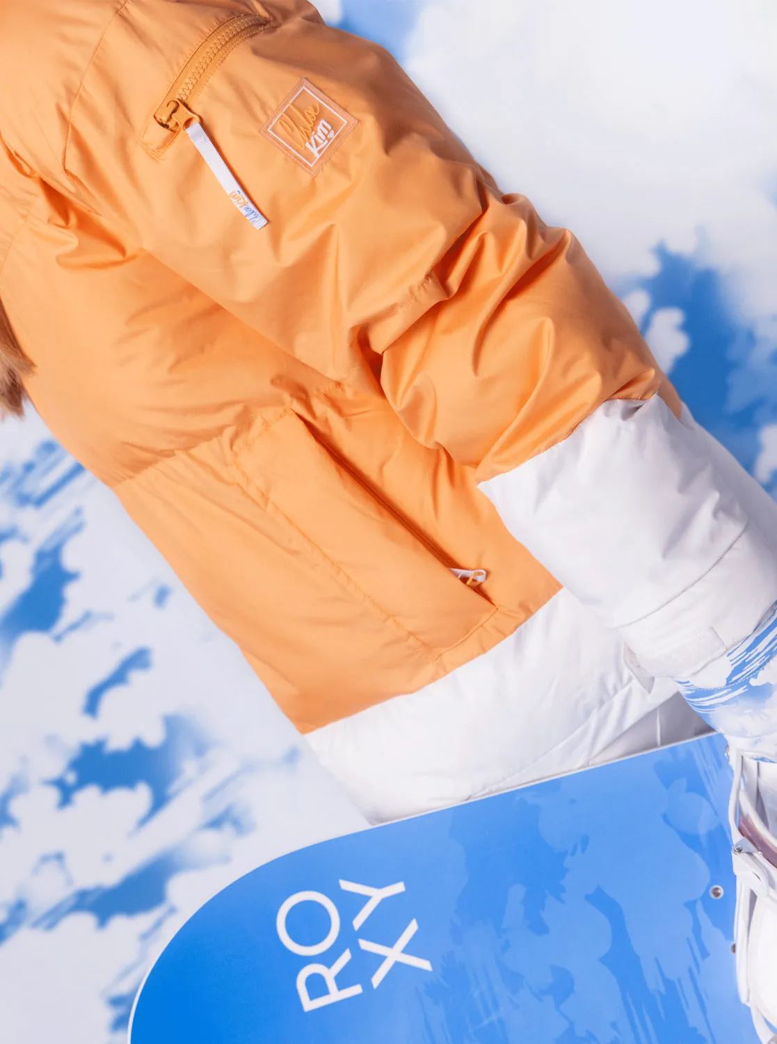 Chloe Kim Puffy Technical Snow Jacket - Mock Orange sold by Roxy product image thumbnail 4