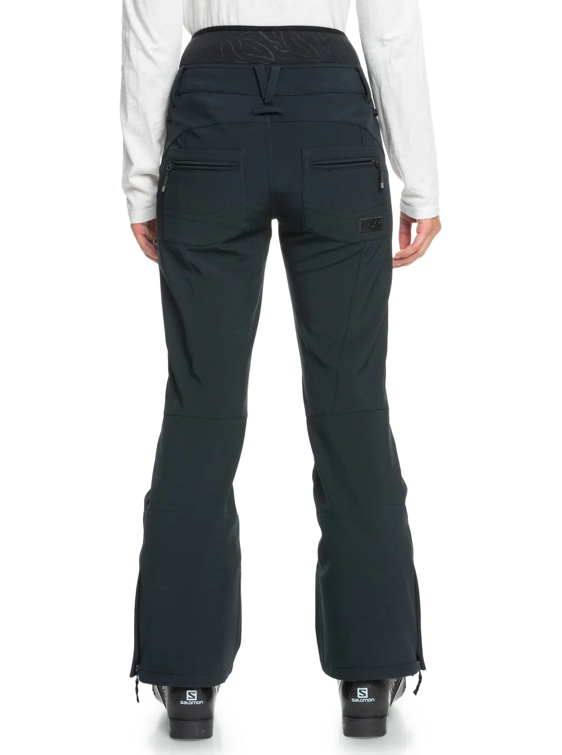 Rising High Short Technical Snow Pants - True Black sold by Roxy product image thumbnail 3