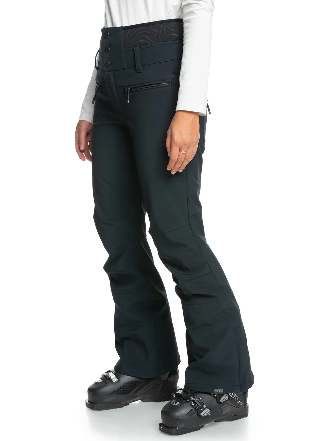 Rising High Short Technical Snow Pants - True Black sold by Roxy product image thumbnail 2