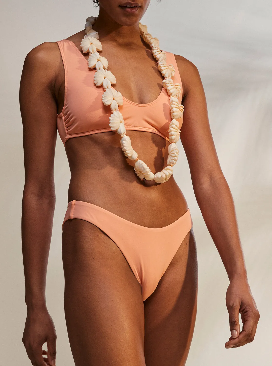 Beach Classics High Leg Bikini Bottoms - Papaya Punch sold by Roxy product image thumbnail 2