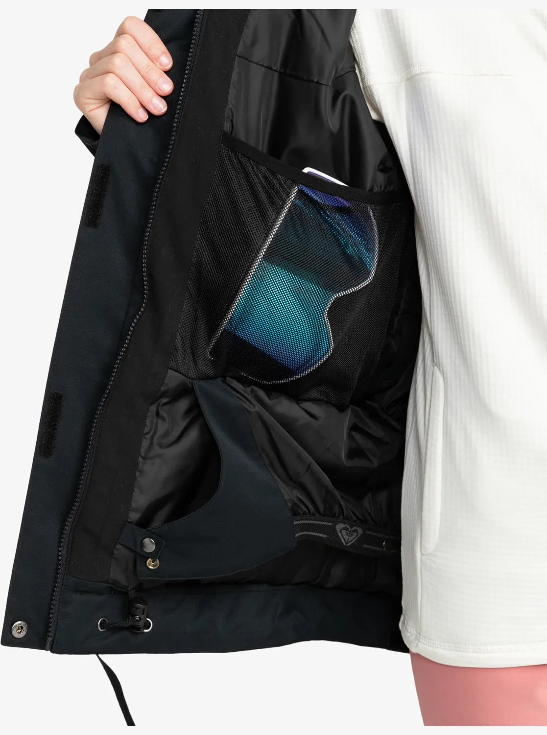 Meade Technical Snow Jacket - True Black sold by Roxy product image thumbnail 5