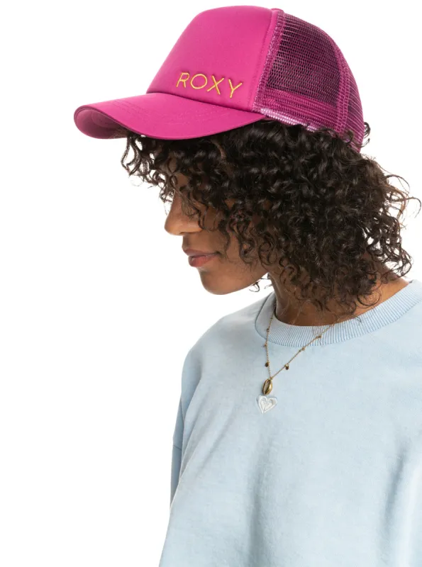 Finishline Trucker Hat - Raspberry Radiance sold by Roxy