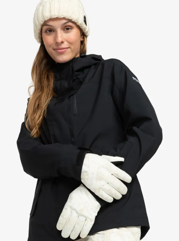 Roxy Jetty Technical Snowboard/Ski Gloves - Egret Glow sold by Roxy