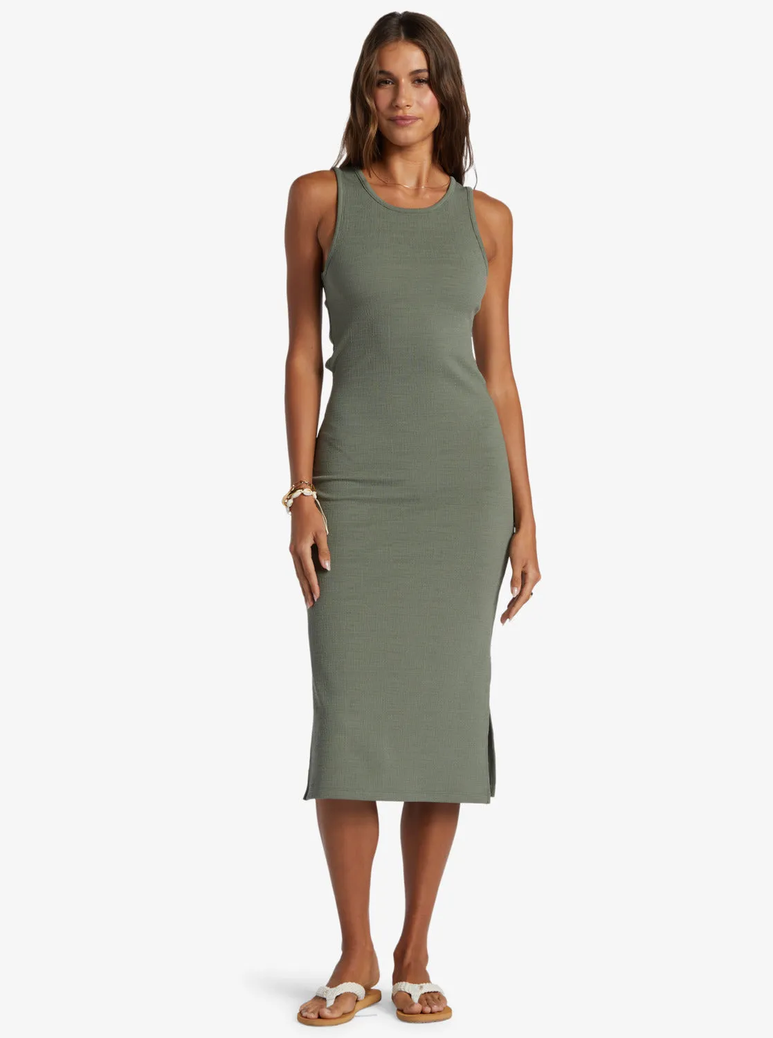 Good Keepsake Midi Dress - Agave Green sold by Roxy