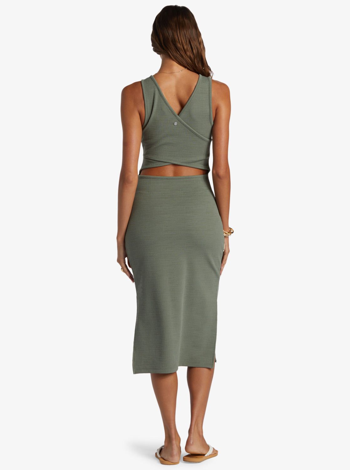 Good Keepsake Midi Dress - Agave Green sold by Roxy product image thumbnail 5