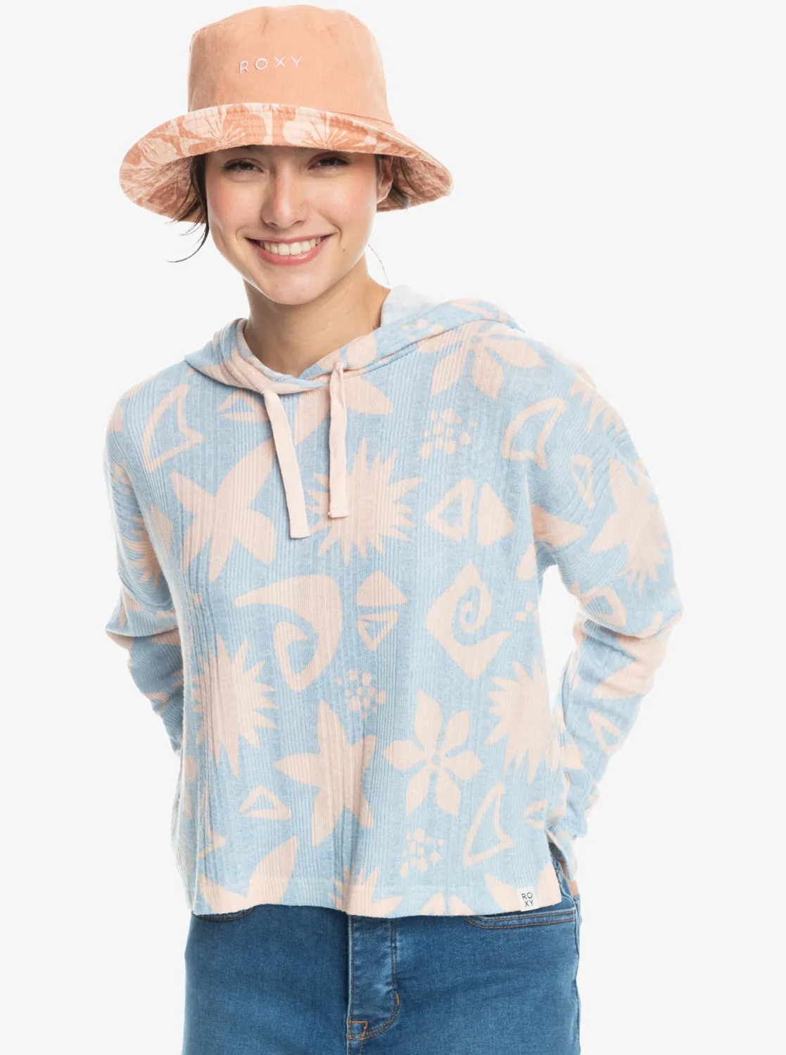 Jasmine Paradise Reversible Bucket Hat - Pale Dogwood Sun Clik sold by Roxy product image thumbnail 3
