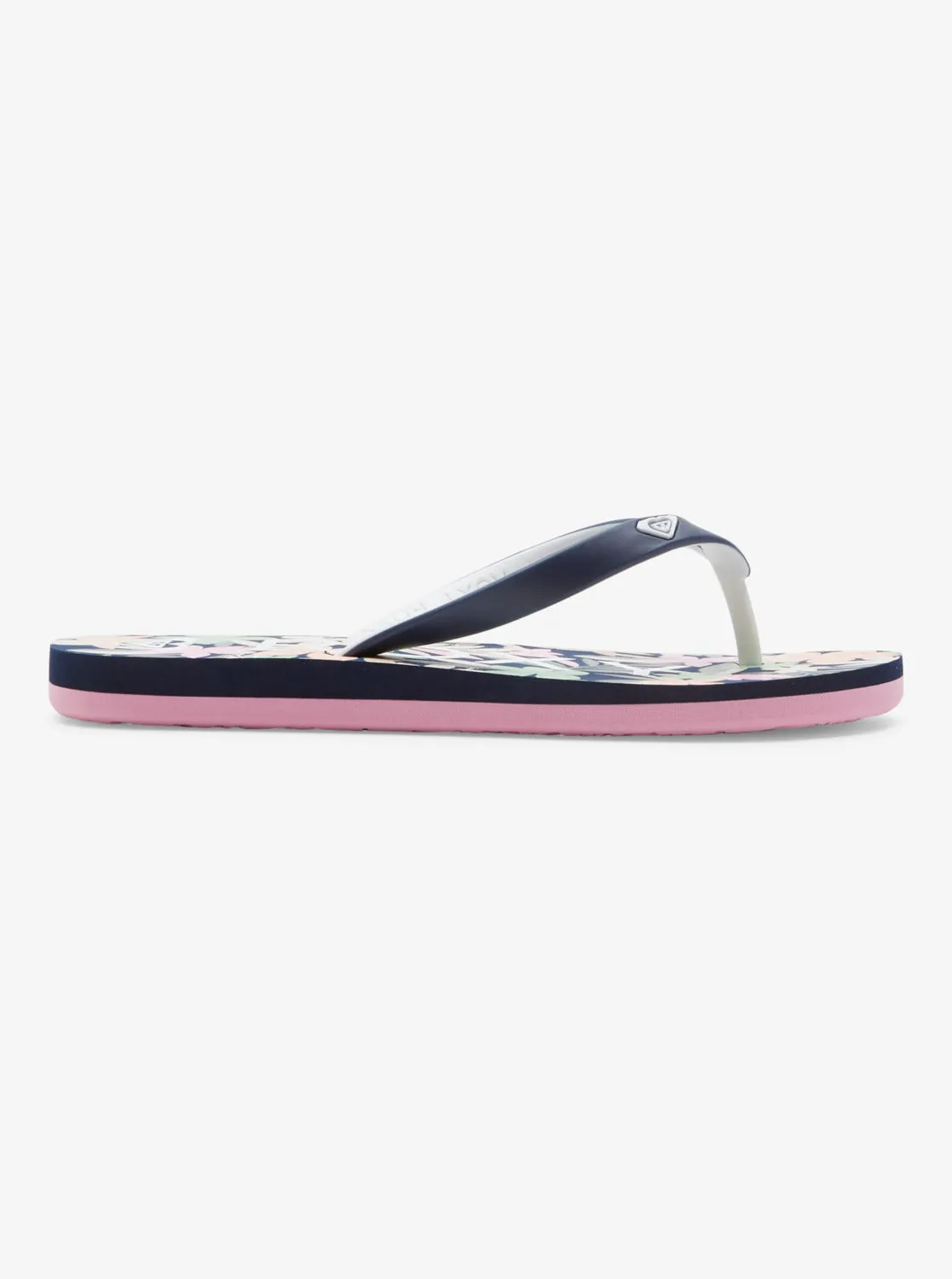 Girls 4-16 Tahiti Flip-Flops - Lt Navy/Pink sold by Roxy product image thumbnail 2