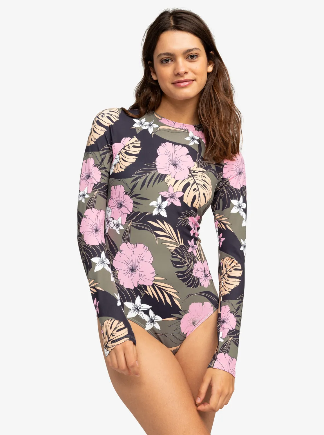 Roxy Pro The Overhead Long-Sleeve Swimsuit - Anthracite Classic Pro Surf sold by Roxy product image thumbnail 4