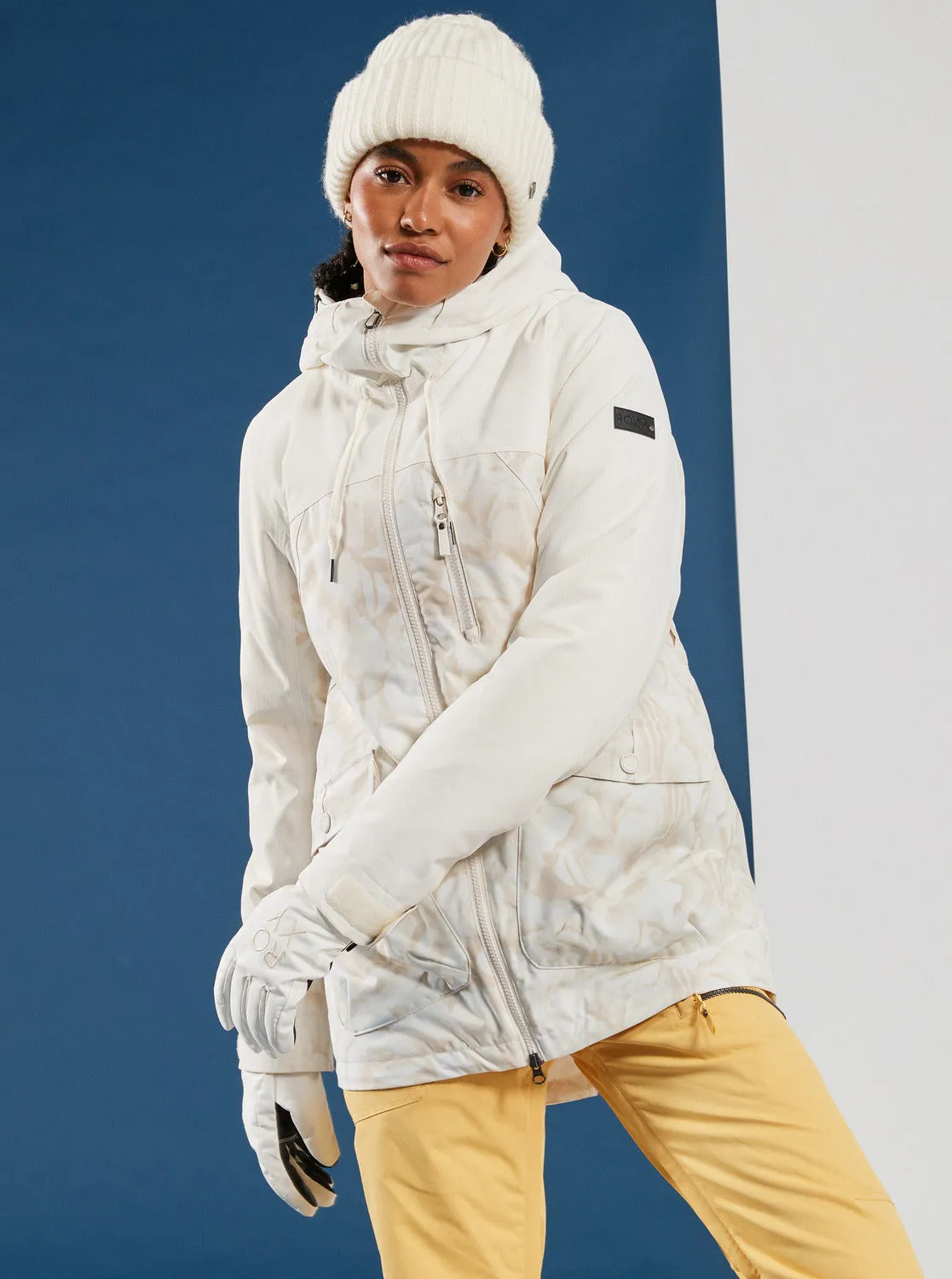 Stated Technical Snow Jacket - Egret Glow sold by Roxy product image thumbnail 4