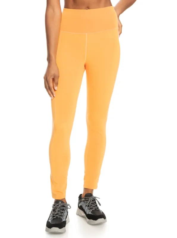 Heart Into It Technical Leggings - Mock Orange sold by Roxy