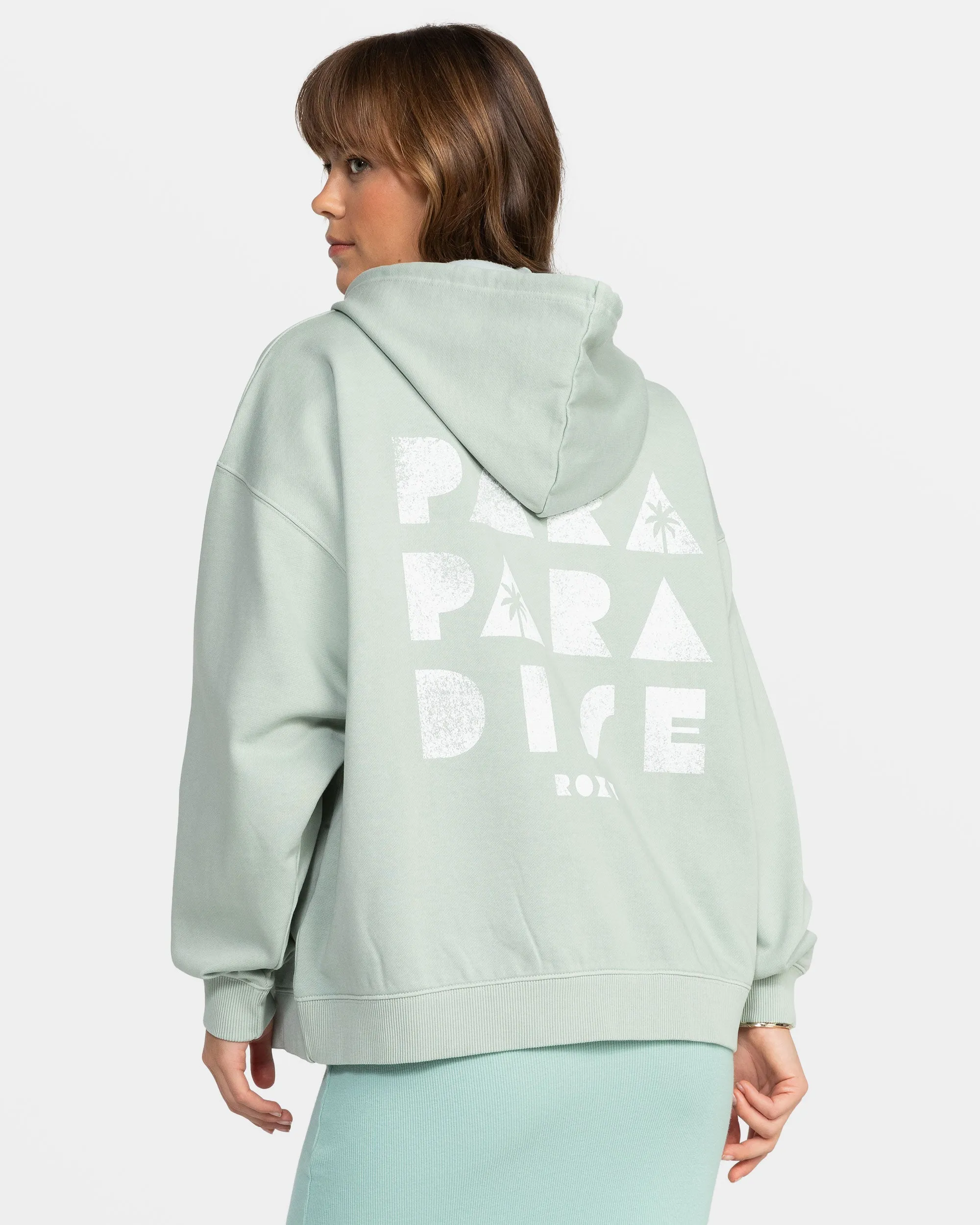 Lineup Oversized Zip Hoodie - Blue Surf sold by Roxy product image thumbnail 2