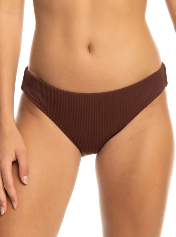 Roxy Love The Comber Bikini Bottom - Bitter Chocolate sold by Roxy