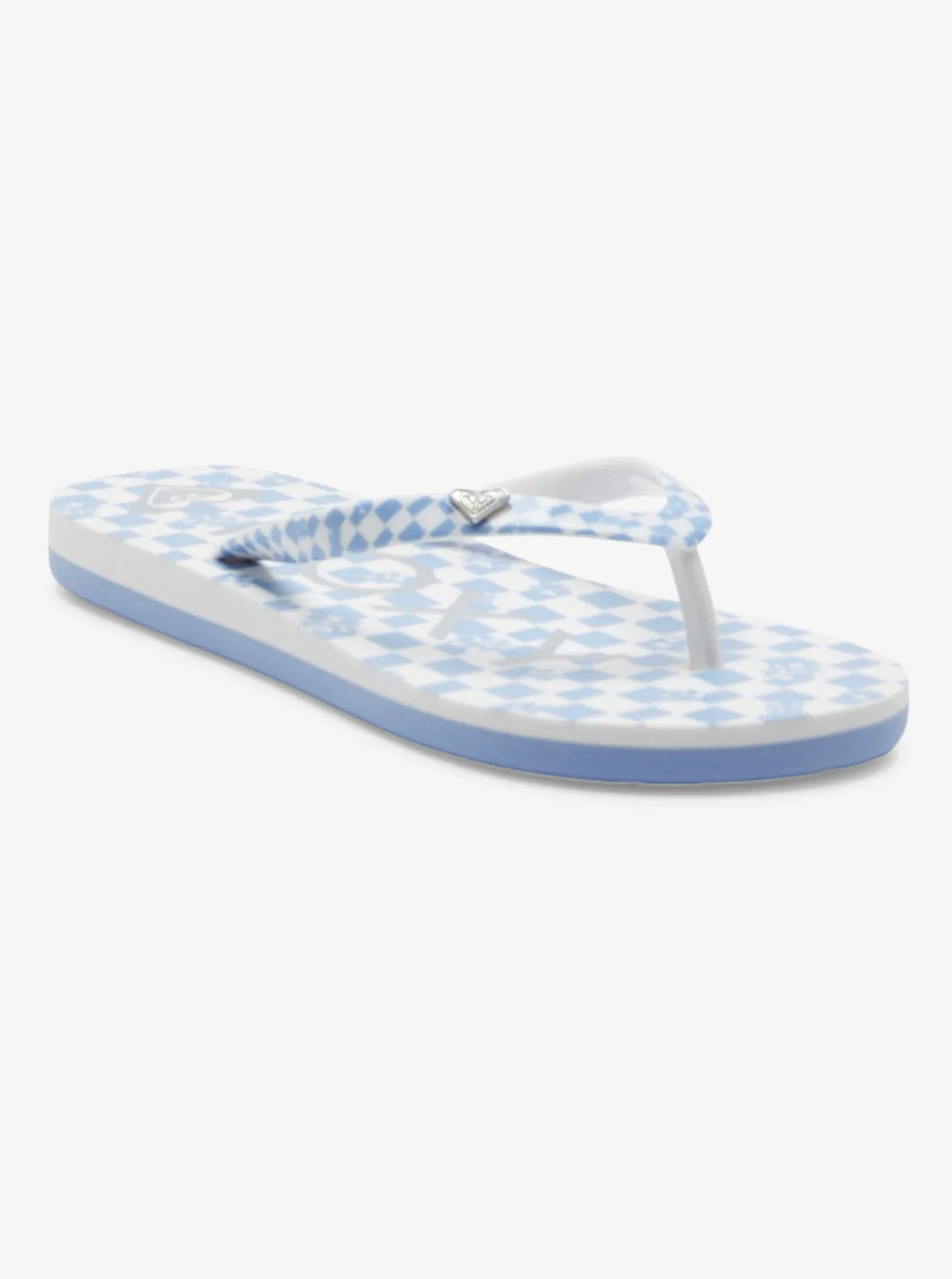 Girls 4-16 Pebbles Sandals - French Blue/White sold by Roxy