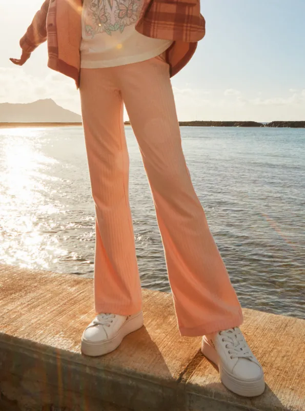 Girls 4-16 Just Feel It Pants - Peach Parfait made by Roxy