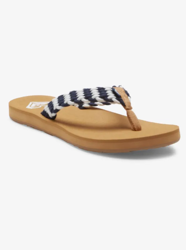 Porto IV Sandals - Navy White sold by Roxy