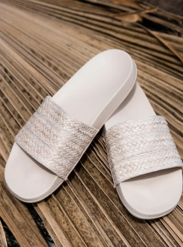 Slippy Jute Sandals - Cream sold by Roxy