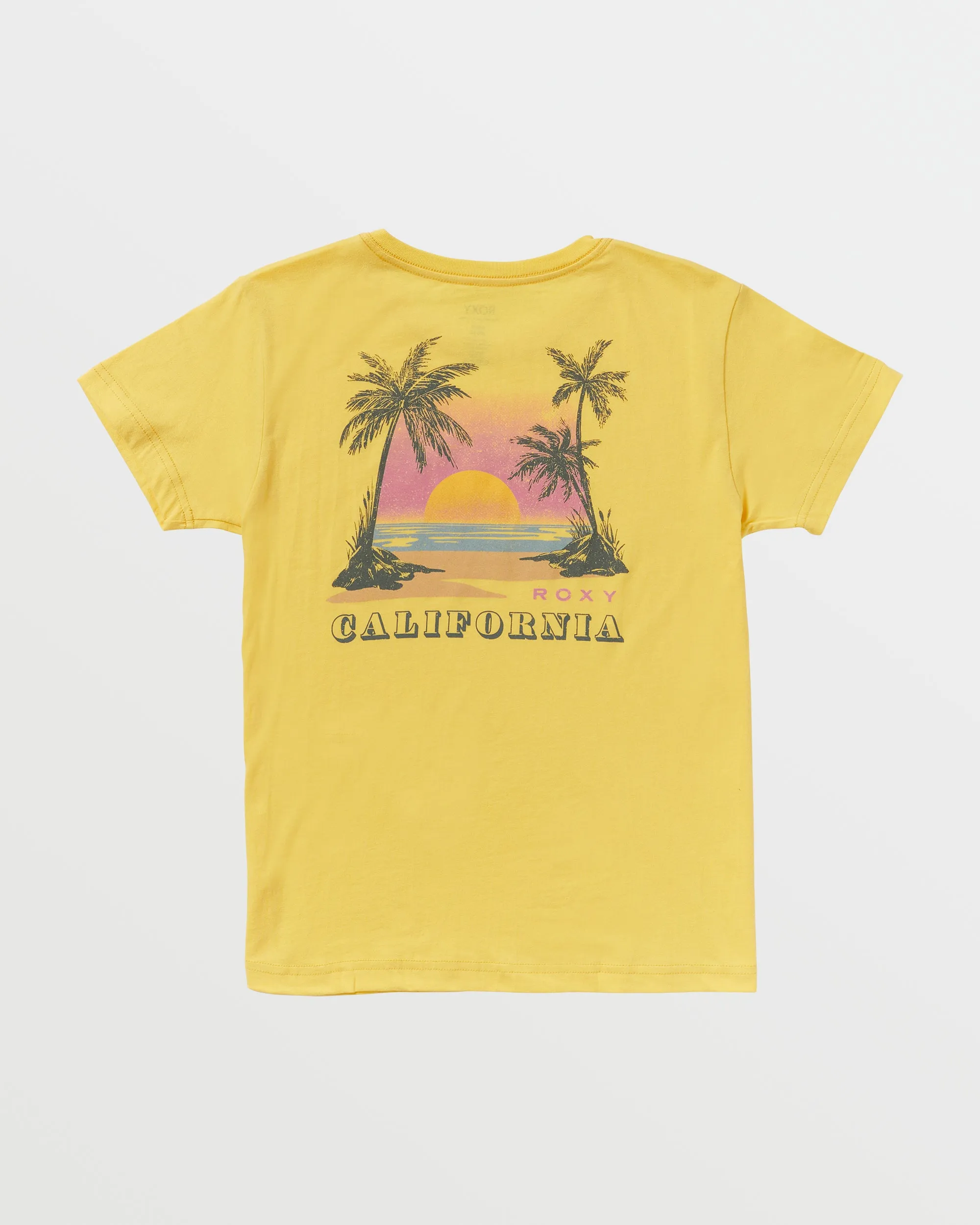 Sunset Beach California Boyfriend T-Shirt - Banana Cream sold by Roxy product image thumbnail 2
