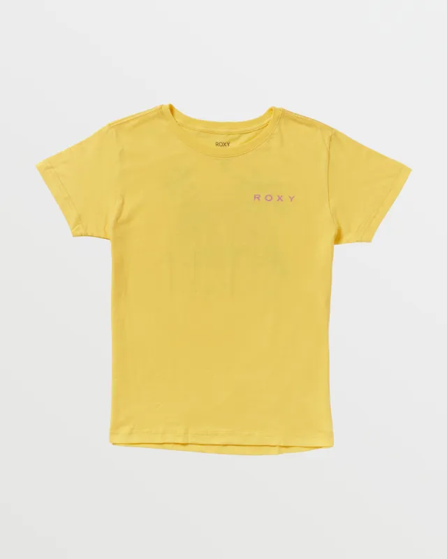 Sunset Beach California Boyfriend T-Shirt - Banana Cream sold by Roxy