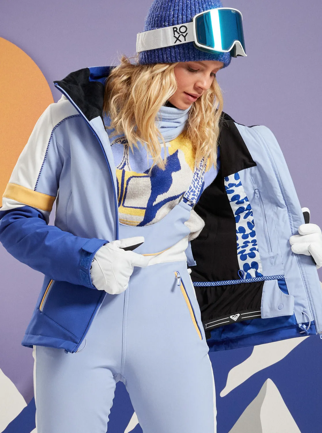 Peak Chic Technical Softshell Snow Jacket - Easter Egg sold by Roxy product image thumbnail 4