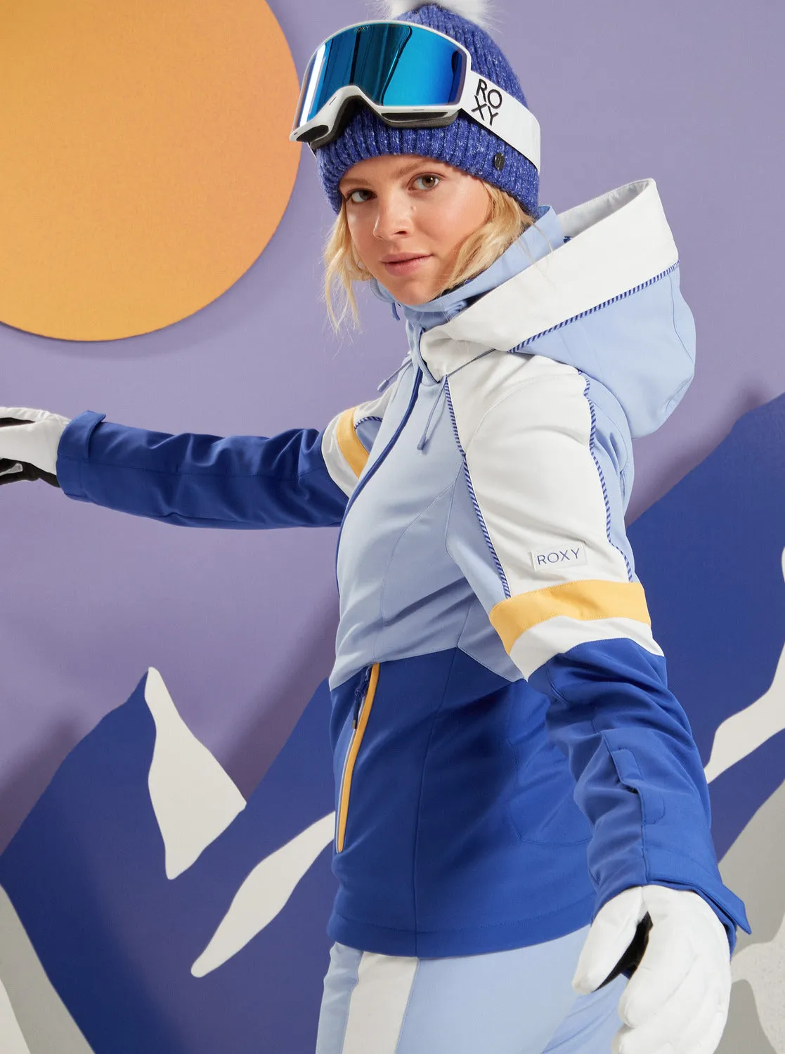 Peak Chic Technical Softshell Snow Jacket - Easter Egg sold by Roxy product image thumbnail 2