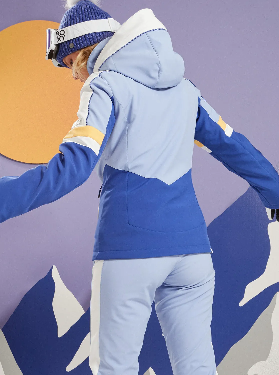 Peak Chic Technical Softshell Snow Jacket - Easter Egg sold by Roxy product image thumbnail 3